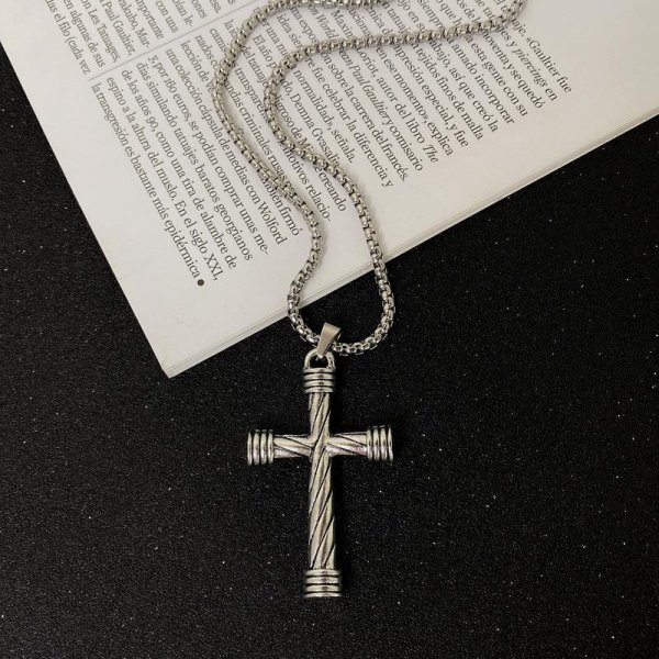 Cross Pendant Net Red Long Sweater Chain Women