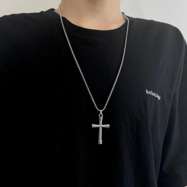 Cross Pendant Net Red Long Sweater Chain Women