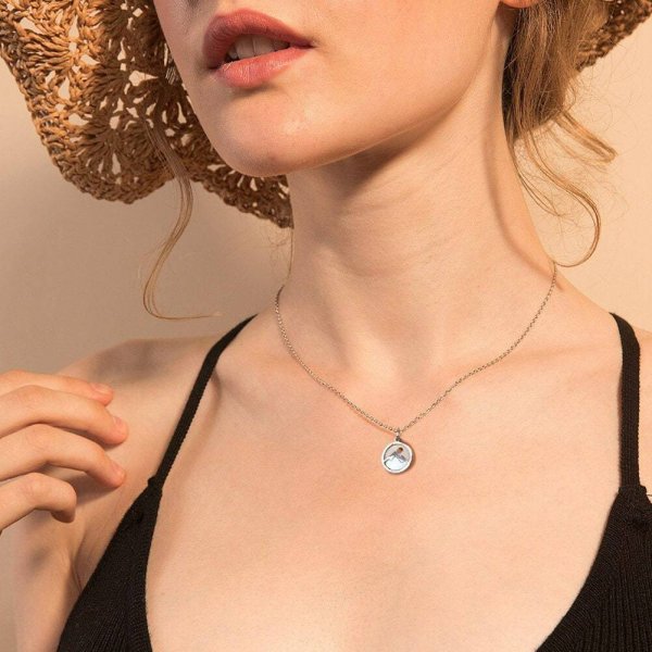 Fashion Jewelry Retro Style Round Necklace