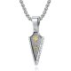 Horus Eye Anka Spearhead Stainless Steel Necklace